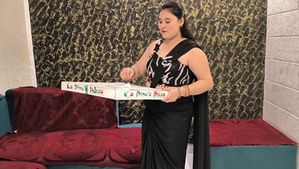 Desi chudai hub: Ragazzo che consegna le pizze scopa signora indiana per la...