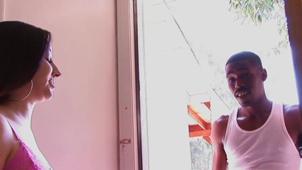 Black Sinner: Big ass babe sprayed on her face