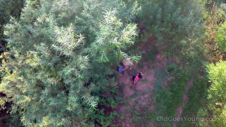 Old Goes Young: Pertemuan yang nggak sengaja di hutan berujung ngentot gaya doggy