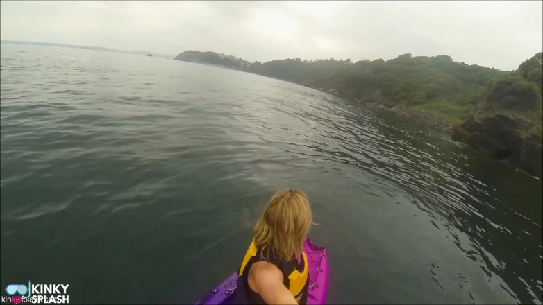 UKCuteGirl Lucy Lauren: Open Water Kayak Disaster for Non Swimmer - Saved by Lifejacket