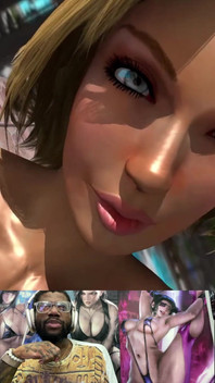 Doa Resort Gooner Cums All Over a Lineup of Tight Horny Doa Girls and Gets Them Cum Covered