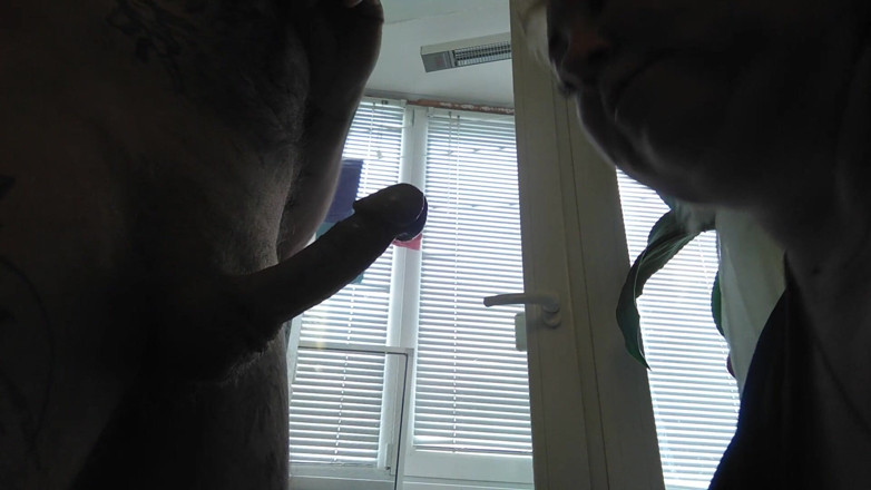 Zona901: She caresses my cock swallowing it and gets a surprise...