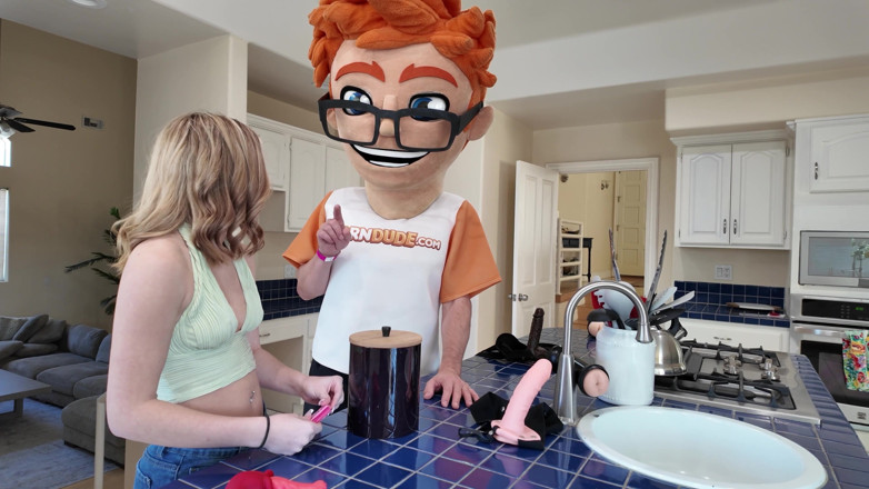PornDudeCasting: Becky Summer Whips up Something Sweet with Porn Dude