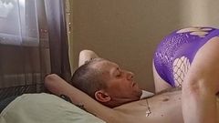 Mother-in-law Sucks My Dick to Free My Balls From Hot Cum
