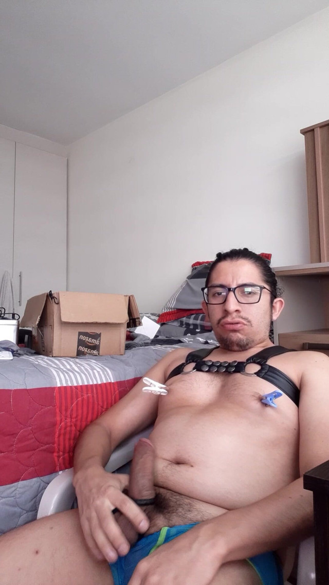I Want to Squeeze These Nipples I Have More and More. a Slave to Help Me? (Little Latin Hunter)