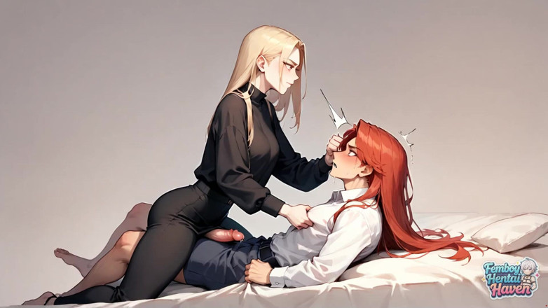 Femboy Hentai Haven: Dirty Femboy: Transsexual Ruiva Vaqueira Bliss - XXX!