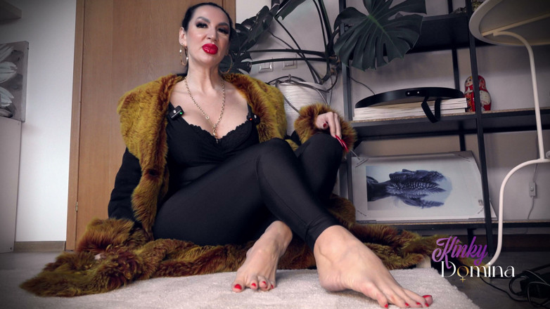 KinkyDomina: Lady in Fur Orders You to Goon