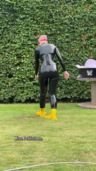 Expectation Walking on Majestic Silicone Paws. Reality Me Trying Not to Faceplant in the Grass While Filming