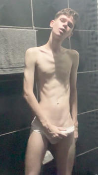 Keoimath - a Skinny Twink Showing His Big Dick Bulging His Underwear