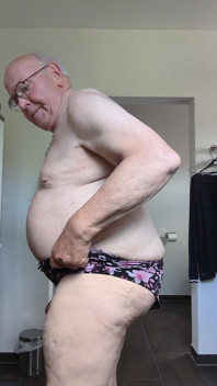 Wife's Flower Pantie and Belted