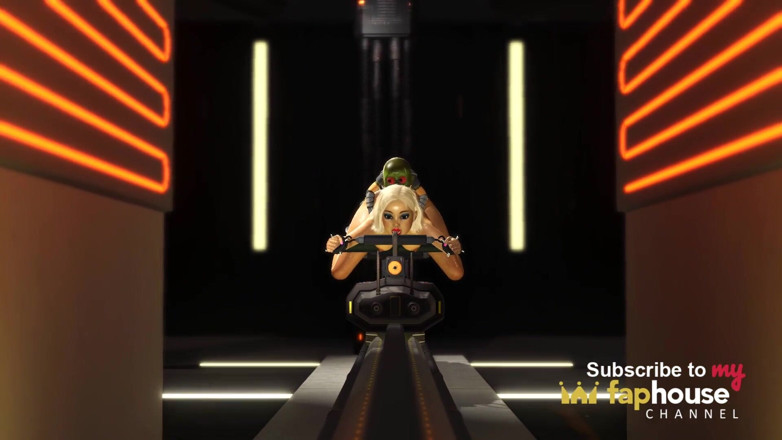 SciFi-X: Seks panas dengan orang asing. Si blonde seksi berkongkek gila...