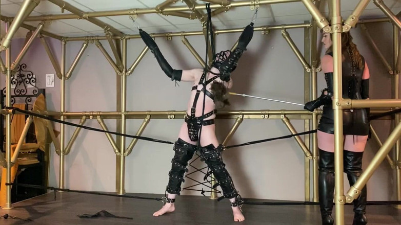 Vivienne l'Amour: Leather Clad Tickle Anguish