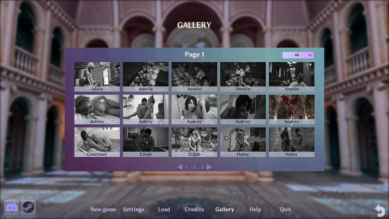 LewdArcade: Galeri Lust Academy Season 3 [bagian 04] Permainan Game Porno [18+] Game Novel Visual 3D...