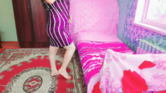 Hot Shemale Striptease in the Public in the Garden thumbnail