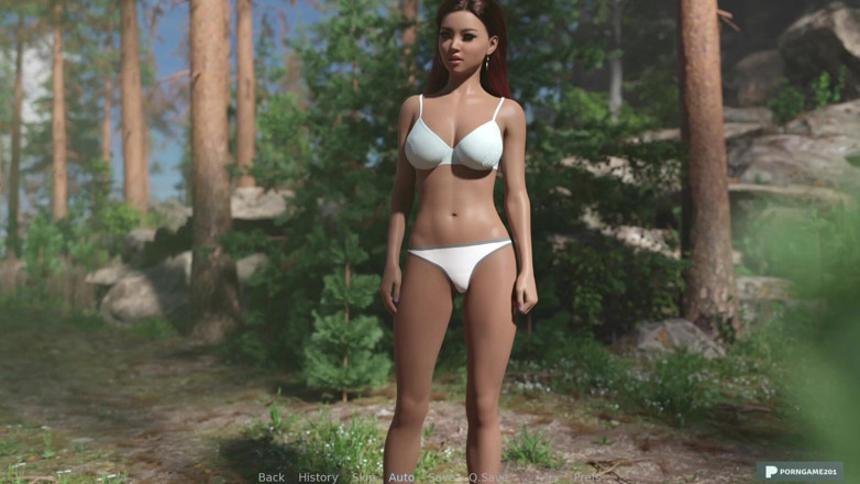 Porngame201: 핫한 밤 - 정글에서 길을 잃고 변태 경찰 2명과 섹스하는 섹시한 여자