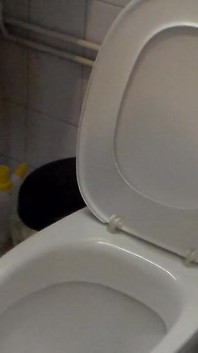 Jen Is Peeing in the Toilet