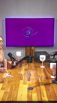 The Hot Blonde Goes Crazy with Ice in Her Pussy.
