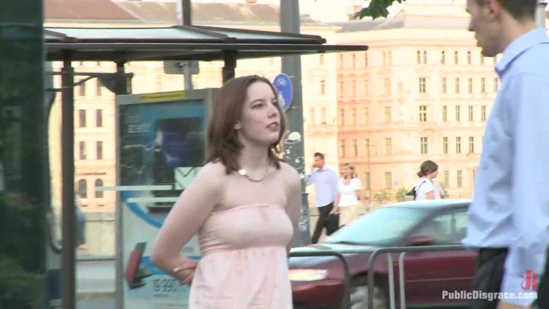 Public Disgrace by Kink: Sandra Romain Is Back in Action Dominating an Unsuspecting British...