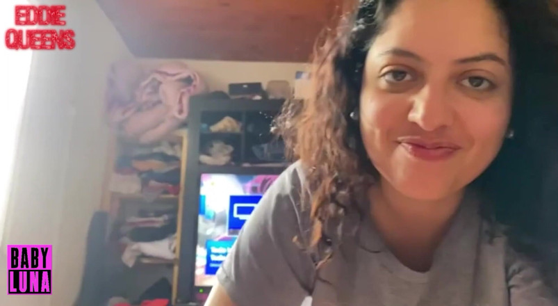Eddie Queens: Argentinian Slut Babyluna939 Sucks My Dick, Jerks off My Tits...