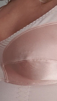 Nude Nylon Vintage Body Bra