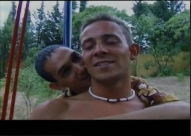 Hot Boys: Gay couple jerking dicks outdoors