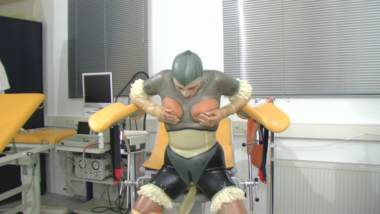 Rubber & Clinic Studio - 1ATOYS: Pisspants - full rubber gyn pissing
