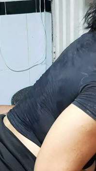 Melany Gives Me a Delicious Blowjob in the Kitchen
