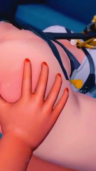Zenless Zone Zero - cipka Evelyn wypełniona spermą w scenie napalonego seksu - animacje Hentai 3D