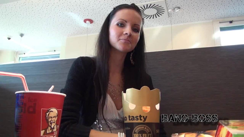 Bang-Boss: Model Fucked in Fastfood Toilet