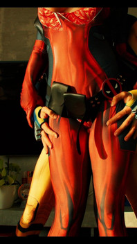 Deadpool contre Wolverine. Bagarre sexy folle - Moliyredwolf
