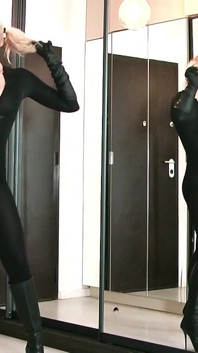 JOI Games in Spandex Catsuit