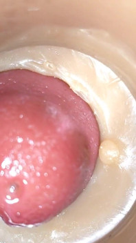 Camera 4K in Anal Cervix POV, Tiny Cucked by Giant ''couple'', Cum in Anal and Creampie - Asmr