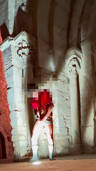 Very Risky and Immense Ejaculation in a Very Public Place