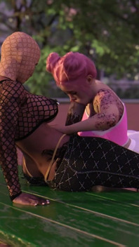 Thot Skip School para foder ébano futa namorada em central Park.mp4