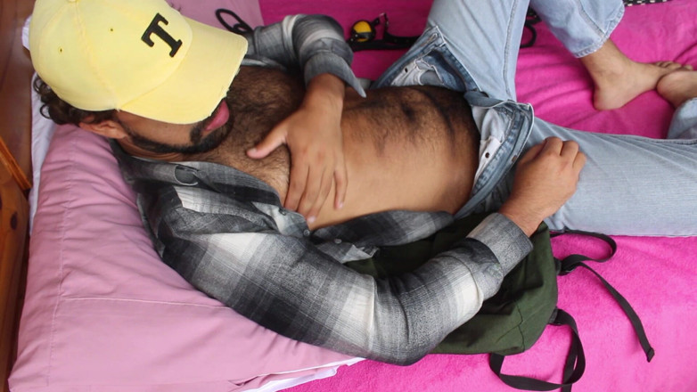 Brazilian guys gagged: Hunk in Lingerie in an Embarrassing Situation (set 1)