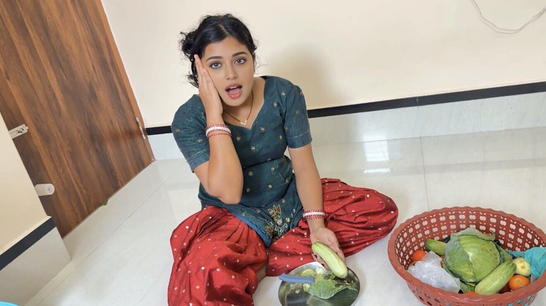 Mili bhabi: Fotto il mio caldo india appena sposato in cucina
