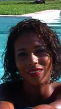 Priska Farel: Priska Farel Plays the Cat by the Pool. This Is so Cute