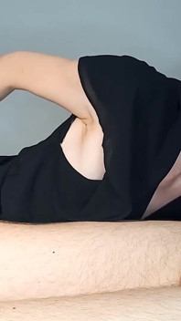 Kráska děvka miluje sát velkého ptáka