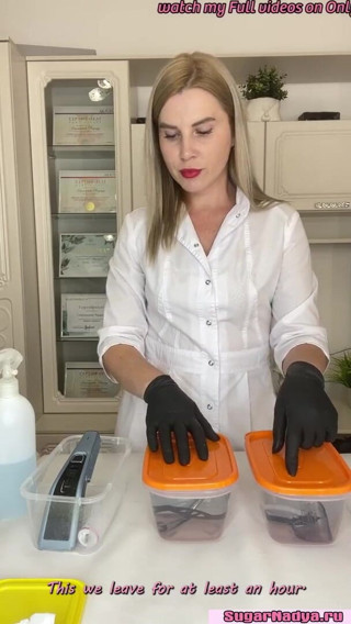 SugarNadya: The process of disinfecting work tools by SugarNadya
