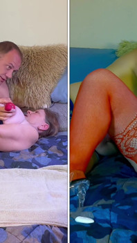Supergranny : une super salope baise un gode
