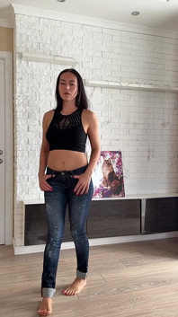 Cute Farting in Jeans After Eating Gazzy Food