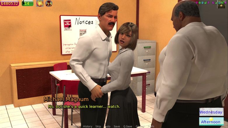 Porny Games: Alenka v říši divů od pomalých her - manželka má sex s šéfem,...