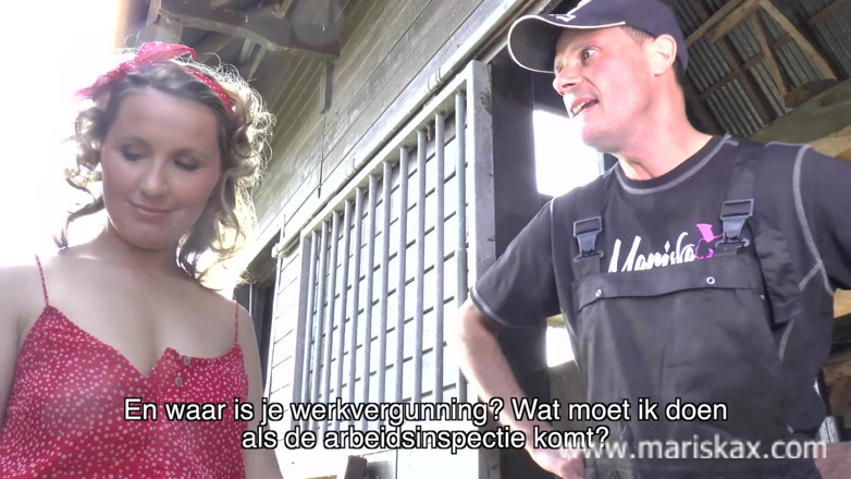 Mariska x: Seks na farmie z dziewczyną z farmy, Olgą Love
