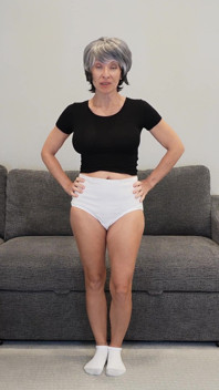 Old Granny Tries on Old Granny Panties - Fashion Fetish E30 - MILF Stella