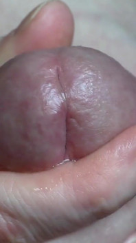 Super Close-up of Glans Edging and Peehole Penetration