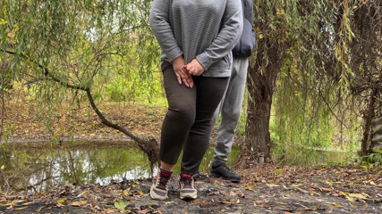 OurFetishLife: Pawg pist naast mij op straat