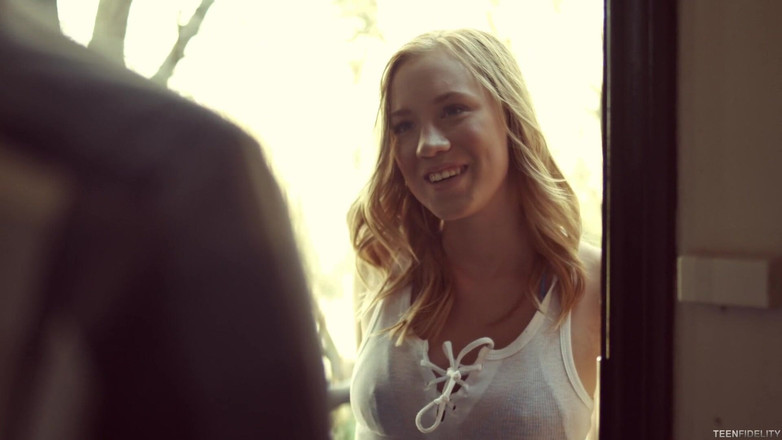 Pornfidelity: Perky tittied teen filled with multiple creampies