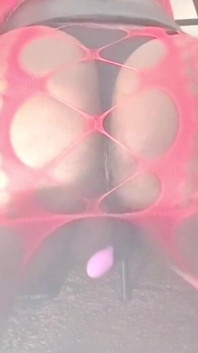 Trashy Hooker Thigh Boots & Xxl Butt Revealing Bodysuit Toy and Unloading Filth