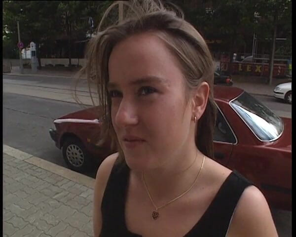 YOUR FIRST PORN: Intern Anna - Approached on German Streets.