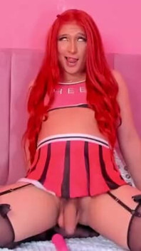 Cheerleader Jumps and Jumps, Watch That Dick Bounce